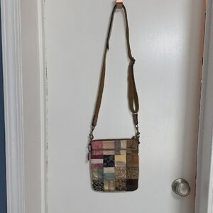 Vintage Multi Color Crossbody Coach Purse